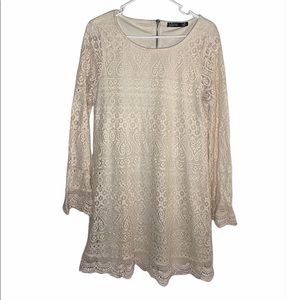 Cure Boho Cream Lace Dress